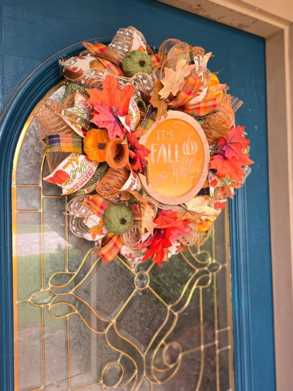 It's Fall Y'all Autumn Wreath